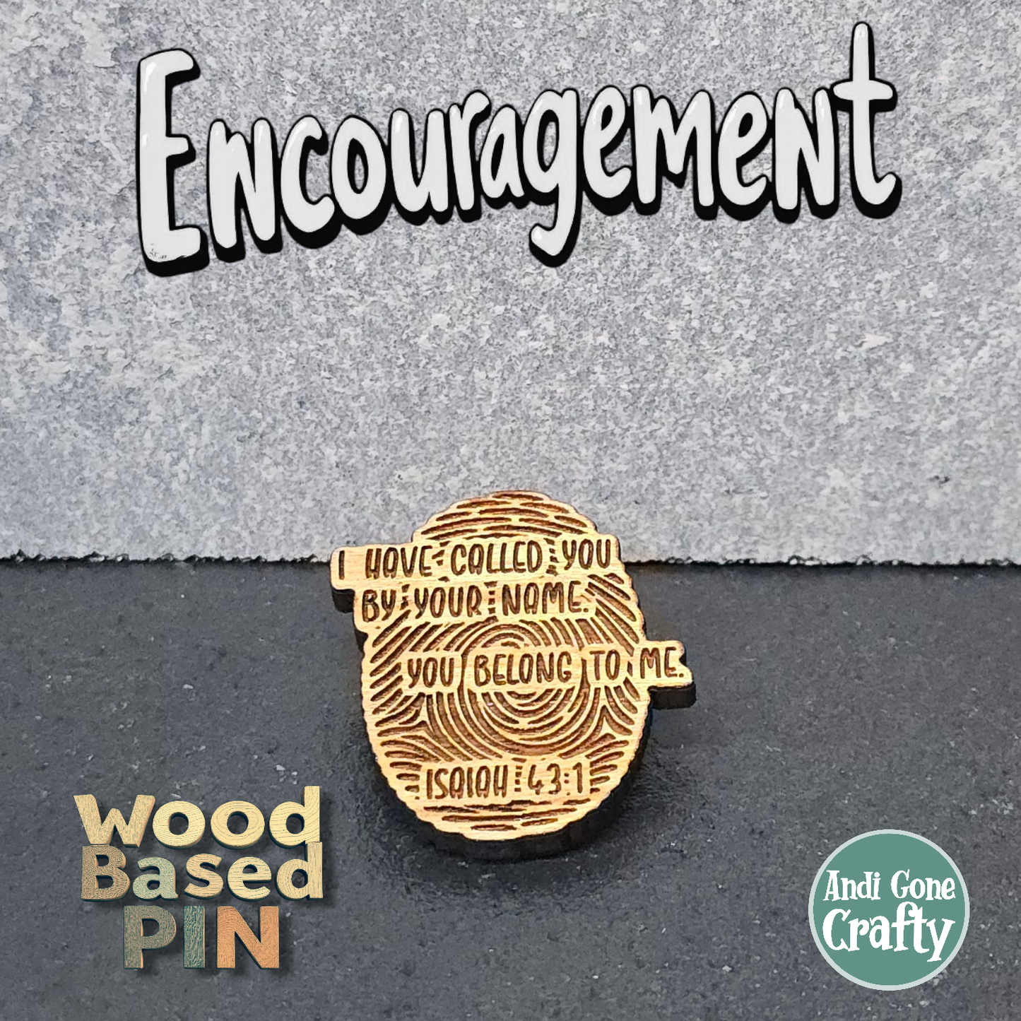 Finger Print - JW Encourage Pin