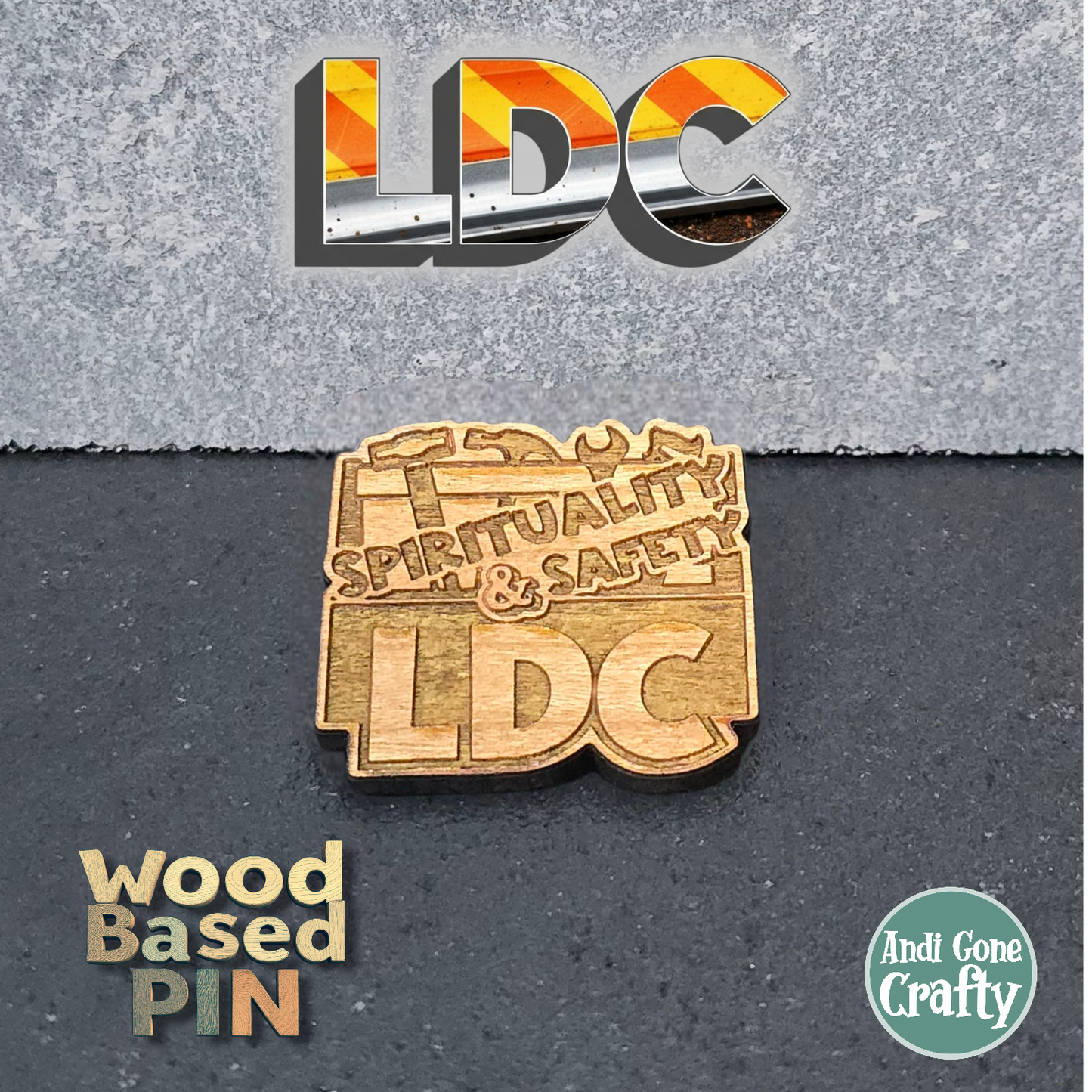 Tool Chest - Safety & Spirituality - LDC - JW Pin - Cherry Wood