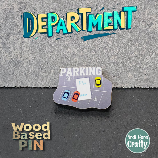 Grey Lot - Parking - JW Department Pin
