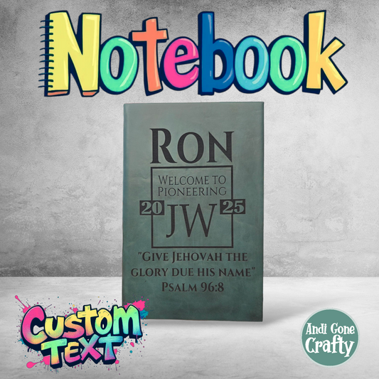 JW Custom - Leatherette Notebook