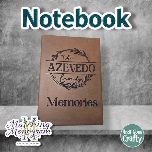 Monogram - Leatherette Memories Notebook