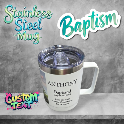 JW Baptism Mug (Stainless Steel or Ceramic)