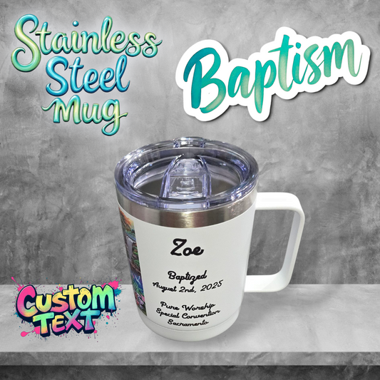 JW Baptism Mug (Stainless Steel or Ceramic)