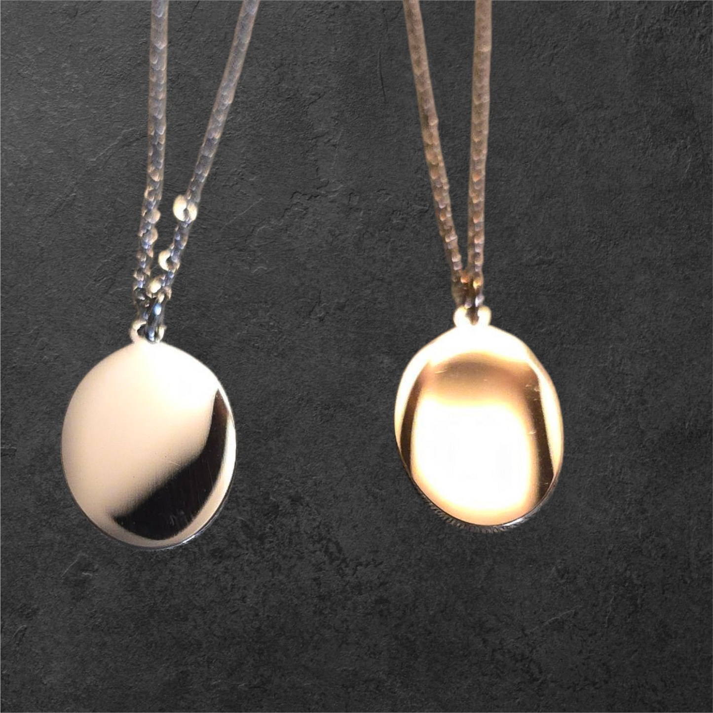 Oval Pendant - Ready to be Engraved - Premium Stainless Steel Piece #700035
