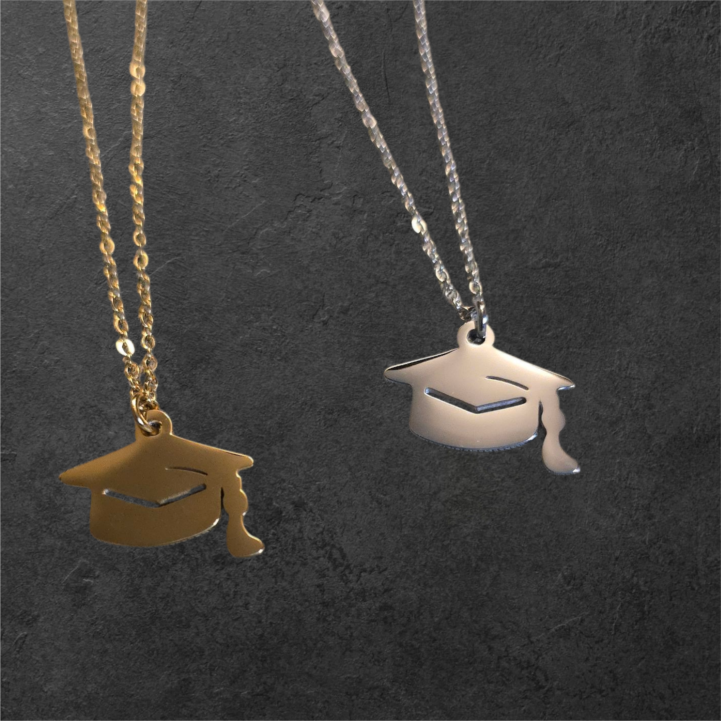 Grad Cap - Ready to be Engraved - Premium Stainless Steel Piece #700036