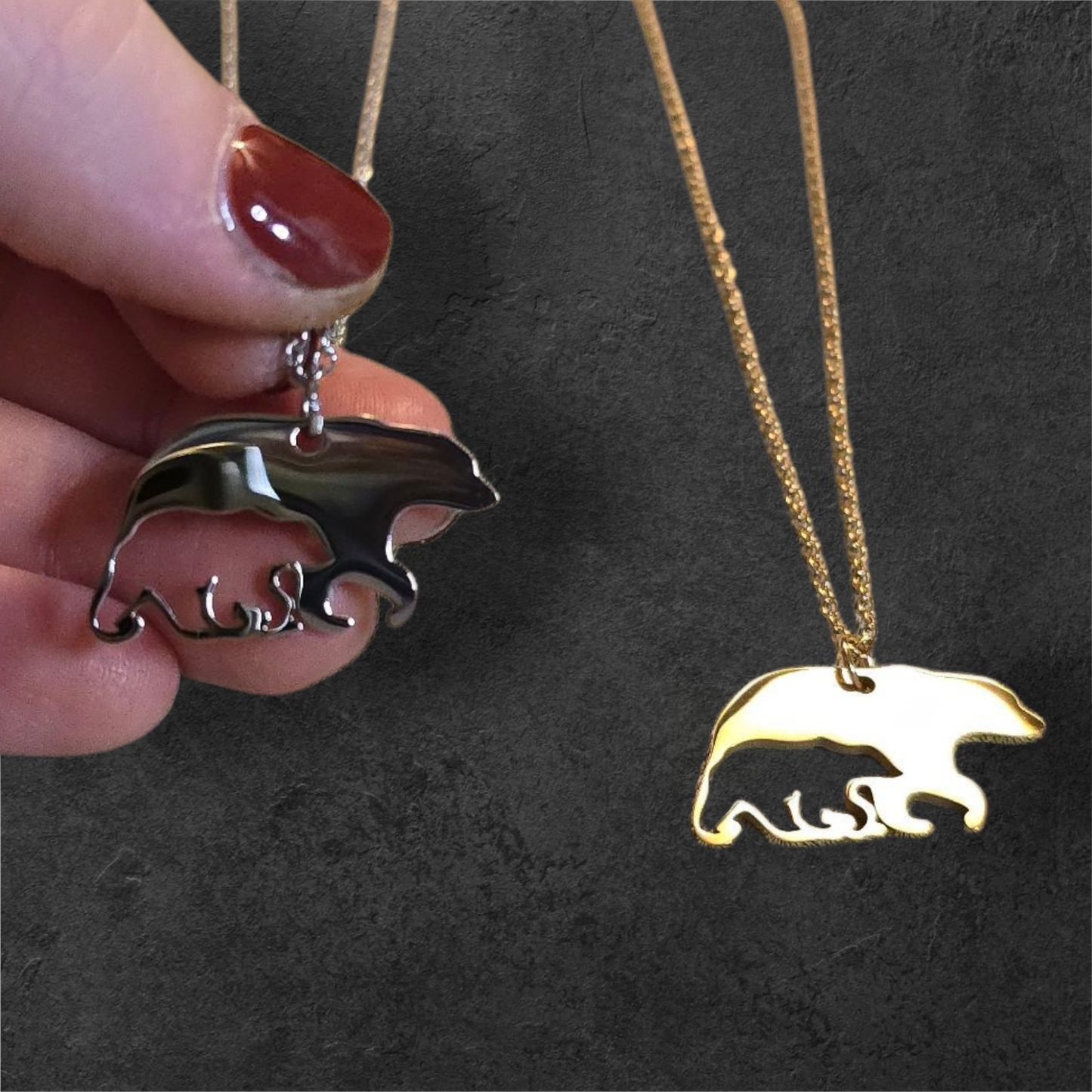 Mama Bear - Ready to be Engraved - Premium Stainless Steel Piece #700033