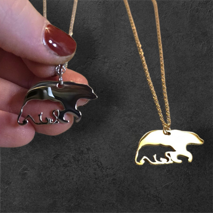 Mama Bear - Ready to be Engraved - Premium Stainless Steel Piece #700033