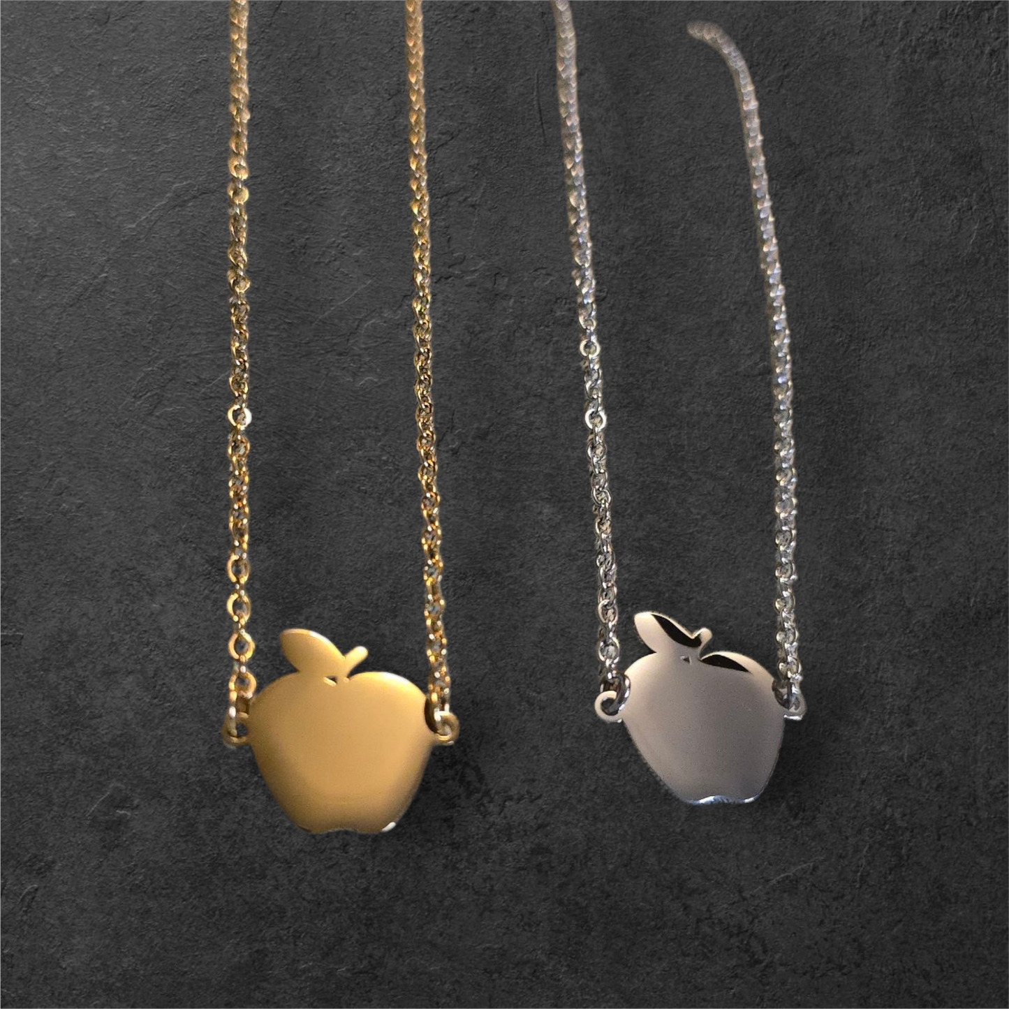 Teacher / School Apple - Ready to be Engraved - Premium Stainless Steel Piece #700034