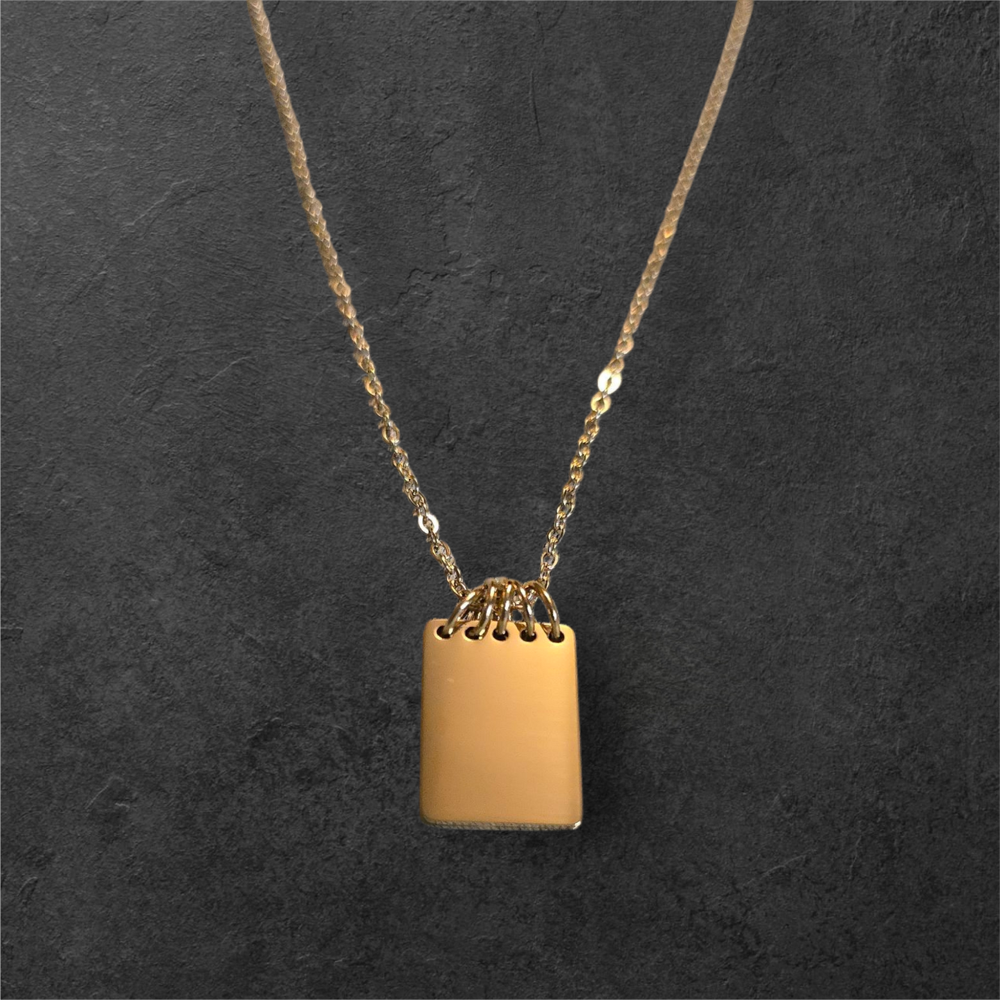 Notebook - Ready to be Engraved - Premium Stainless Steel Piece #700029