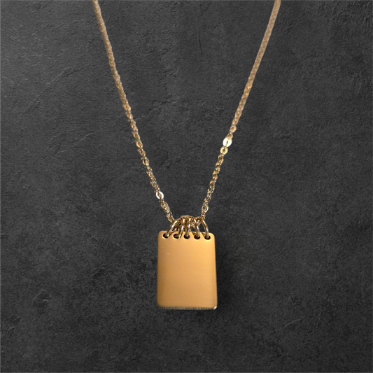 Notebook - Ready to be Engraved - Premium Stainless Steel Piece #700029