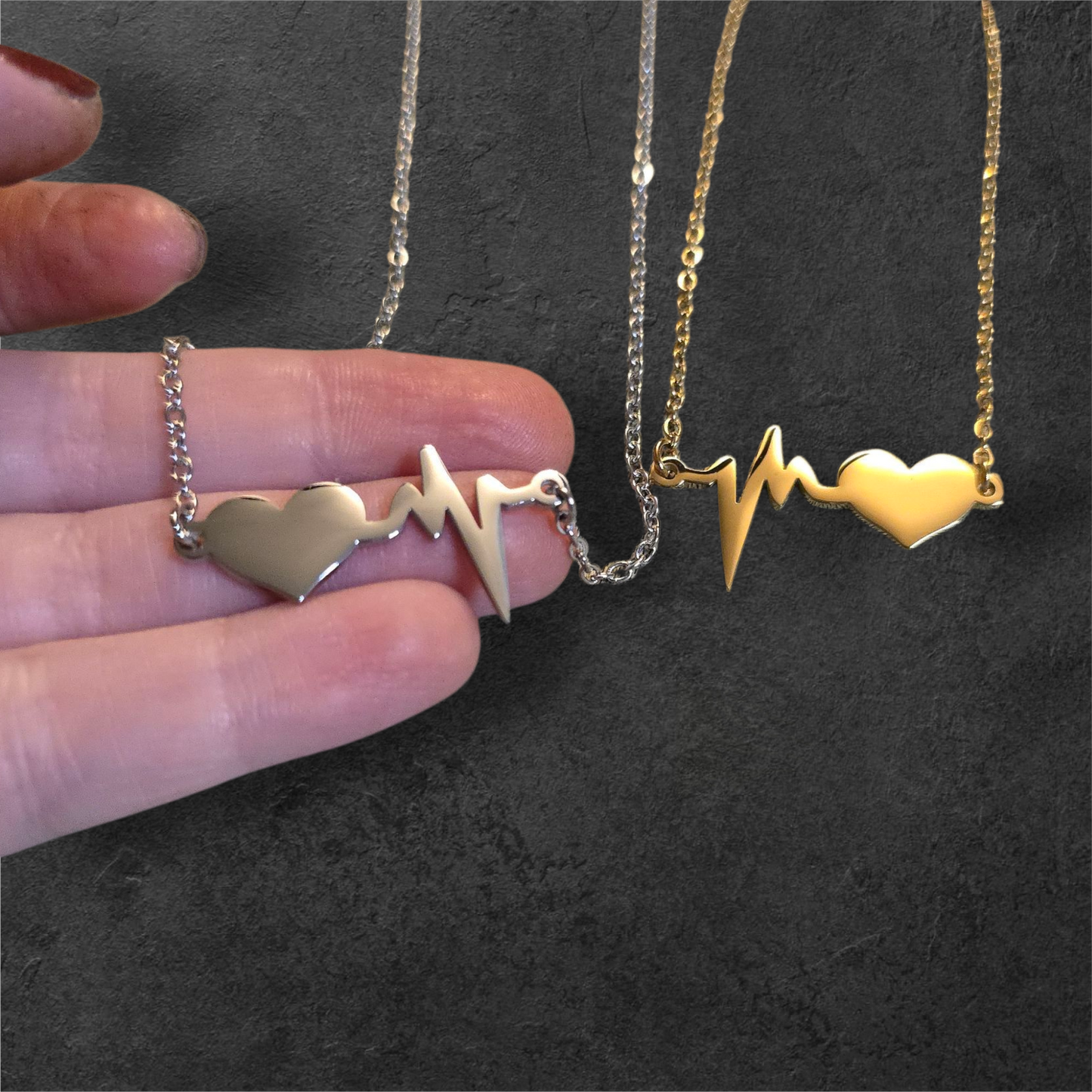 Heart Beat - Ready to be Engraved - Premium Stainless Steel Piece #700030