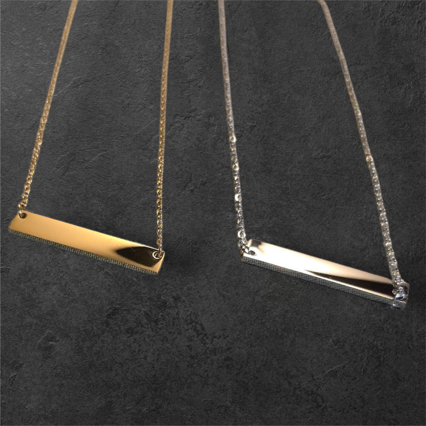 Standard Horizontal Bar - Ready to be Engraved - Premium Stainless Steel Piece #700020