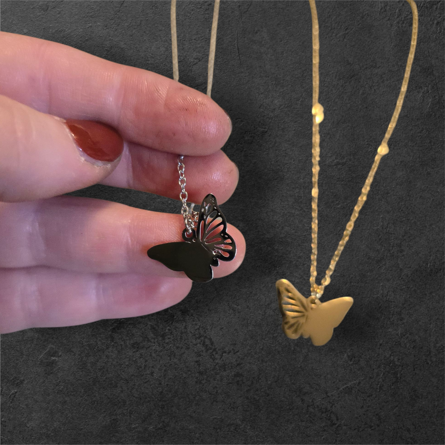 Butterfly - Ready to be Engraved - Premium Stainless Steel Piece #700027