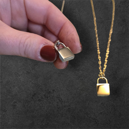 "Petite" Locks - Ready to be Engraved - Premium Stainless Steel Piece #700028