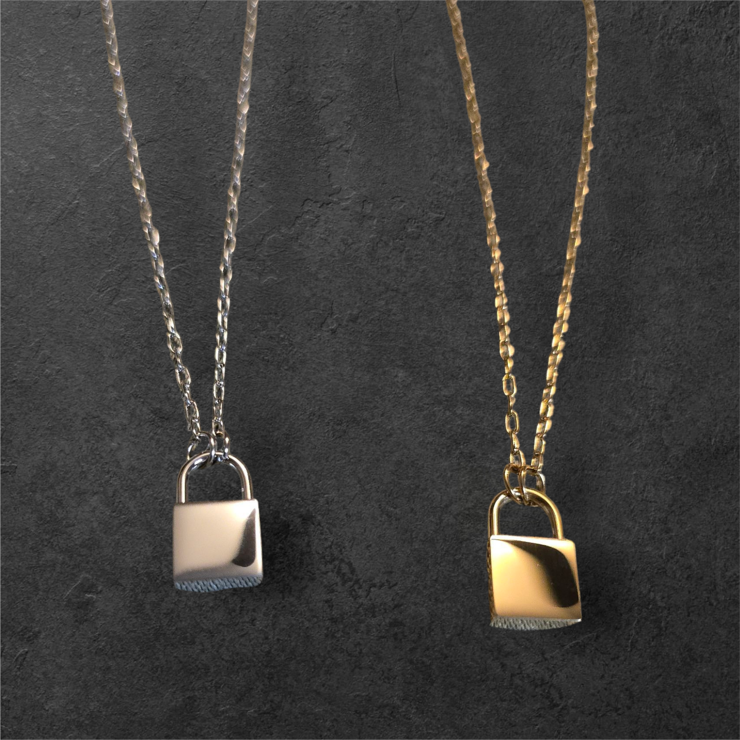 "Petite" Locks - Ready to be Engraved - Premium Stainless Steel Piece #700028