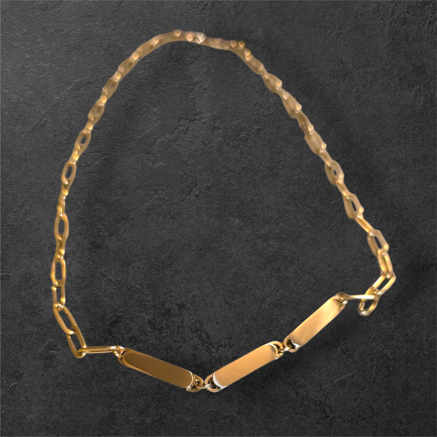 Paper Clip Necklace - Ready to be Engraved - Premium Stainless Steel Piece #700023