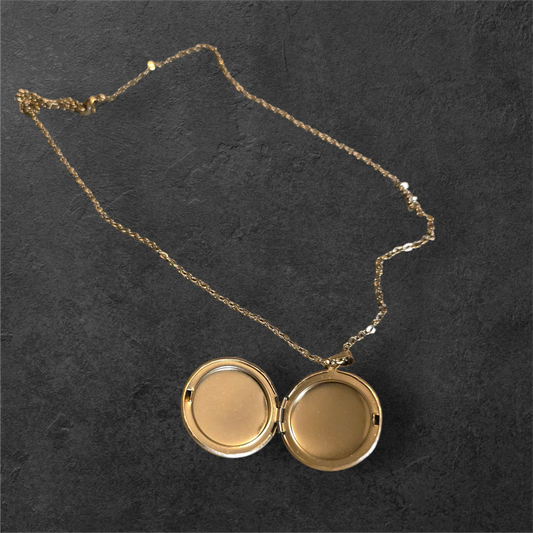 Circle Locket - Ready to be Engraved - Premium Stainless Steel Piece #700026