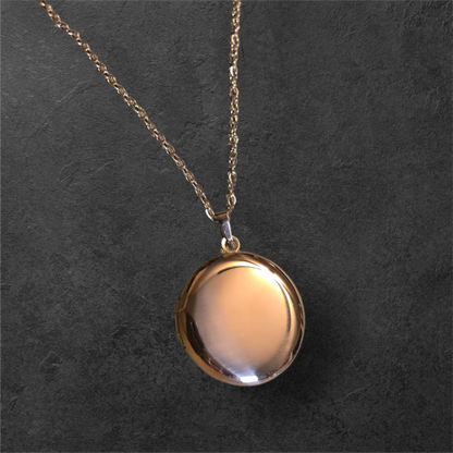 Circle Locket - Ready to be Engraved - Premium Stainless Steel Piece #700026