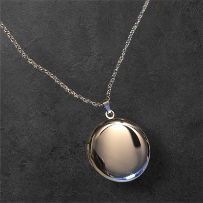 Circle Locket - Ready to be Engraved - Premium Stainless Steel Piece #700026
