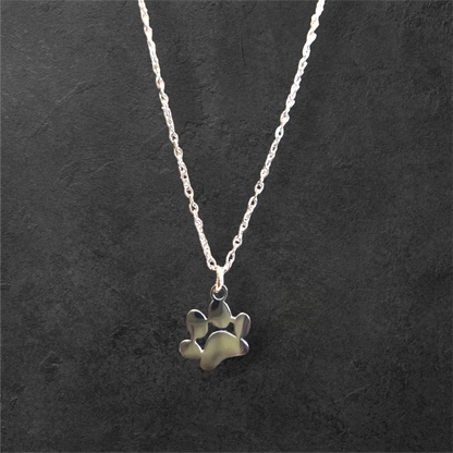 "Petite" Paw - Ready to be Engraved - Premium Stainless Steel Piece #700002