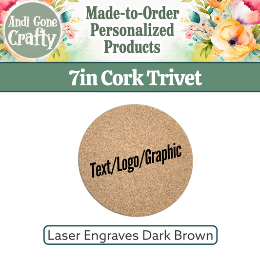 Custom Cork Trivet Coaster