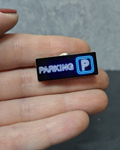 Neon - Parking - JW Department Pin