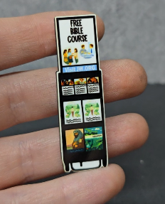 JW - 1.5" Literature Cart Pin - Full Color