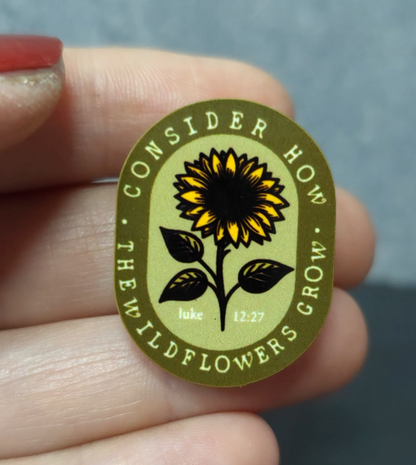 Consider Wildlfowers - Sunflower Duo Color - JW Encourage Pin