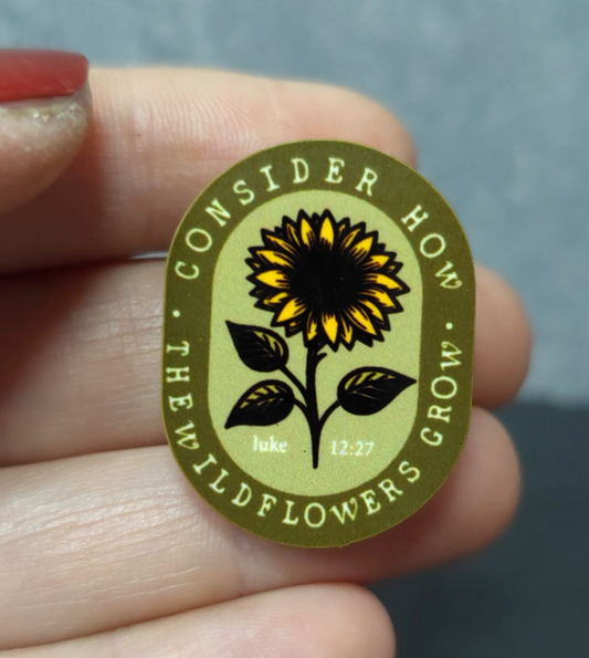 Consider Wildlfowers - Sunflower Duo Color - JW Encourage Pin