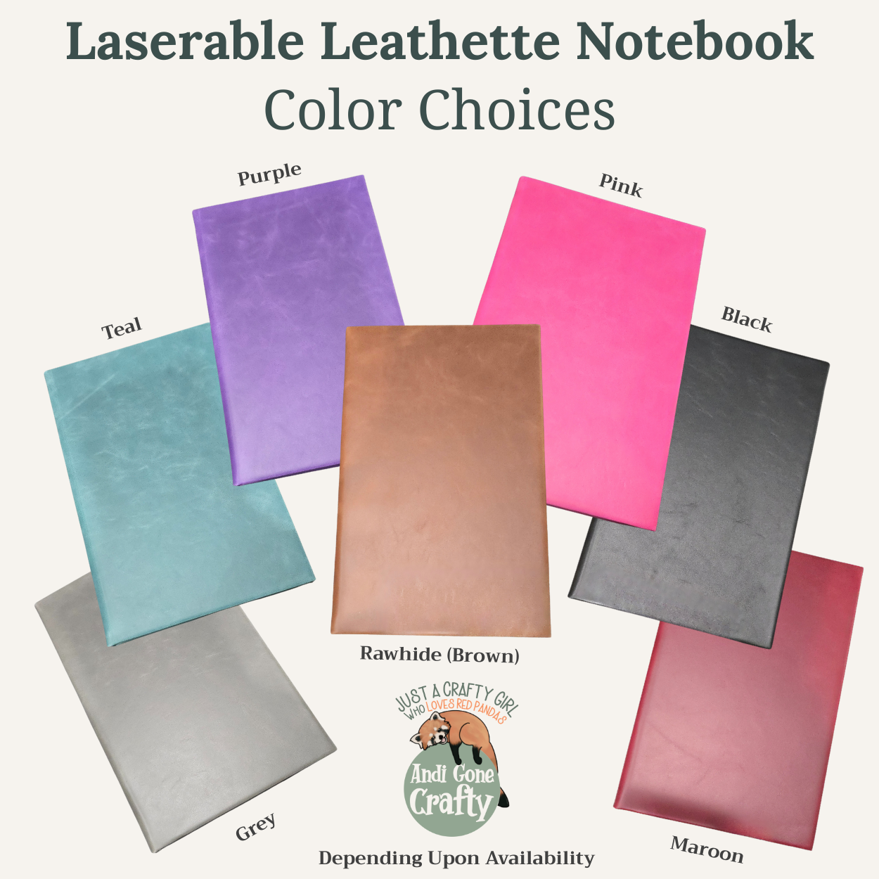 Baptism - Bridge & Poppies - Leatherette Notebook