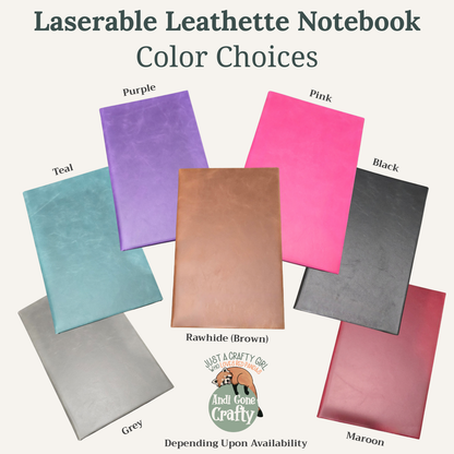 Baptism - Bridge & Poppies - Leatherette Notebook