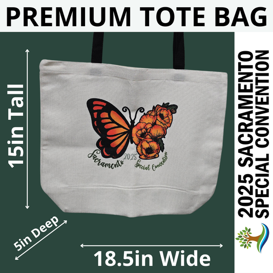 Butterfly Poppy - Sacramento Special Convention - Premium Tote Bag