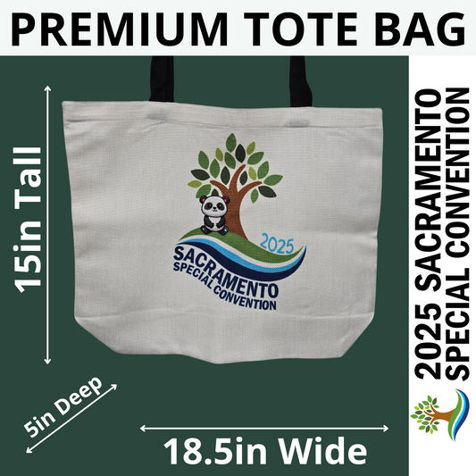 Tree w/ Panda - Sacramento Special Convention - Premium Tote Bag