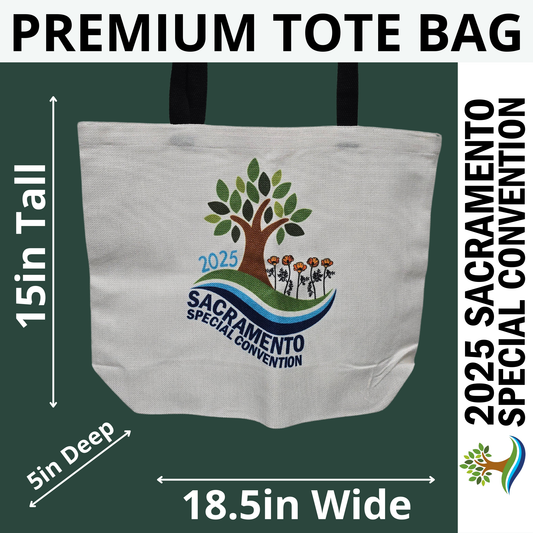 Tree w/ Poppies- Sacramento Special Convention - Premium Tote Bag