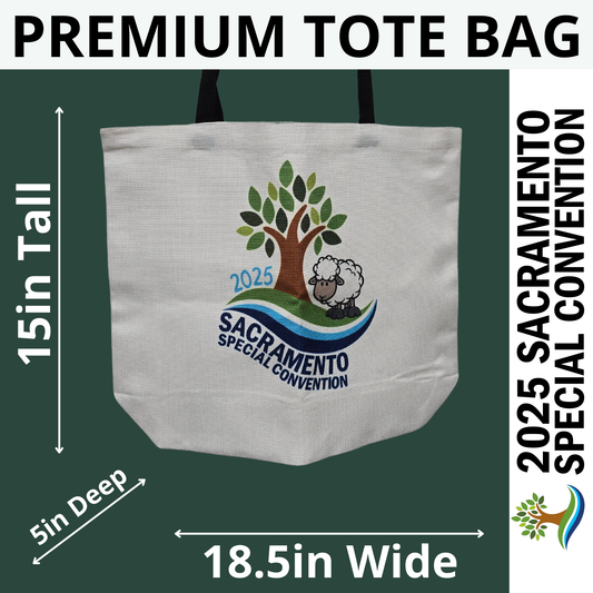 Tree w/ Sheep - Sacramento Special Convention - Premium Tote Bag