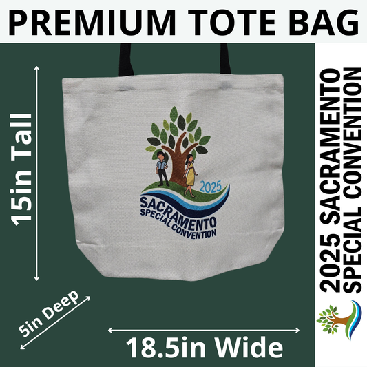 Tree w/ JW Kids - Sacramento Special Convention - Premium Tote Bag