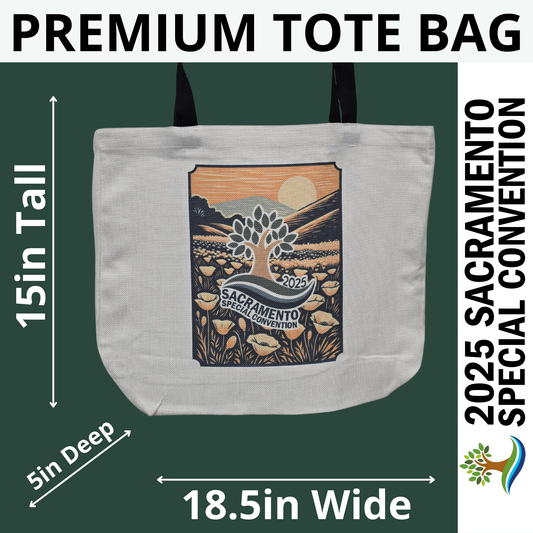 Pastel Poppy Field - Sacramento Special Convention - Premium Tote Bag