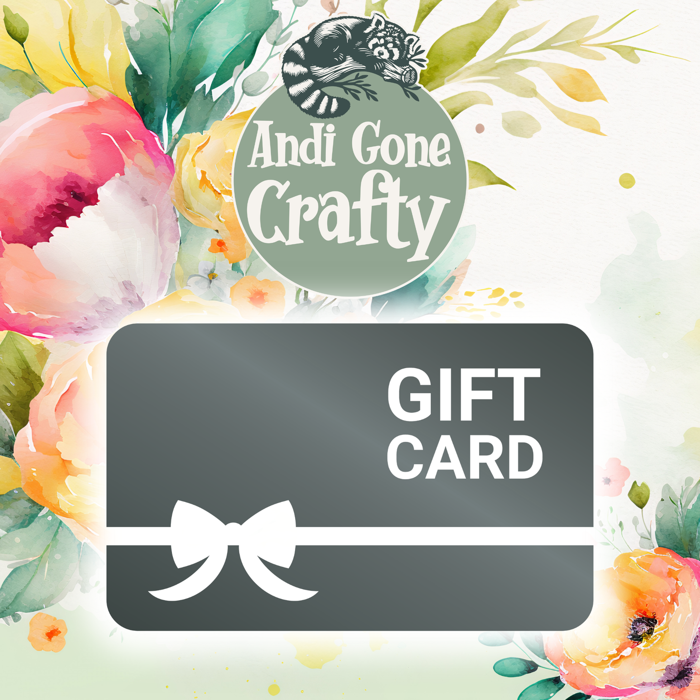 Andi Gone Crafty Gift Card