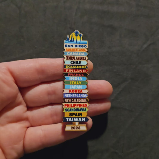 United States San Diego - Super Pin - 2026 International Convention of Jehovah's Witnesses - JW Gifts and Souvenirs