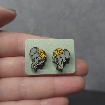 Boy Elephant - Animal - LDC Earrings - Stainless Steel