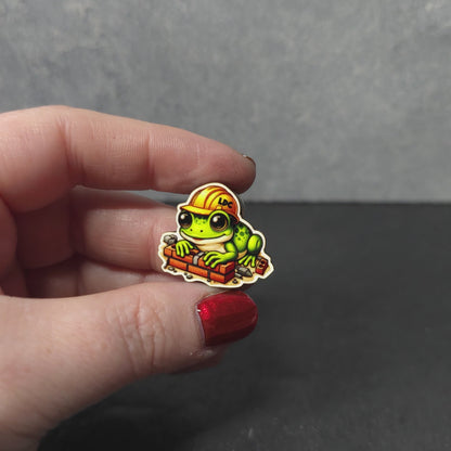 Frog - Construction Animals - LDC - JW Pin - Full Color