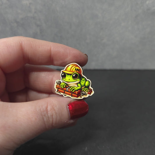 Frog - Construction Animals - LDC - JW Pin - Full Color