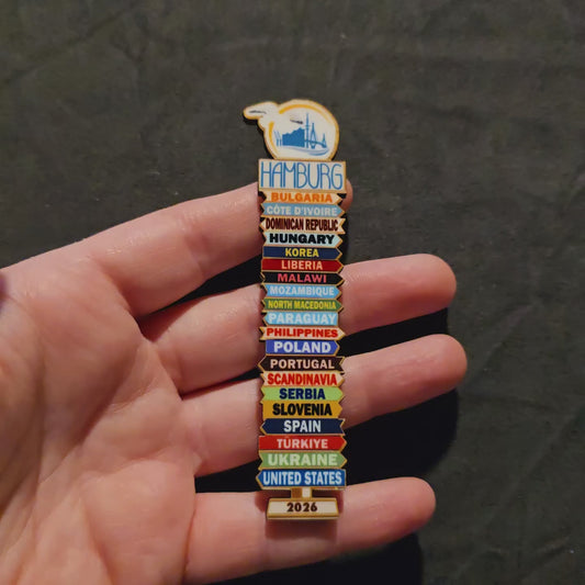 Germany Hamburg - Super Pin - 2026 International Convention of Jehovah's Witnesses - JW Gifts and Souvenirs