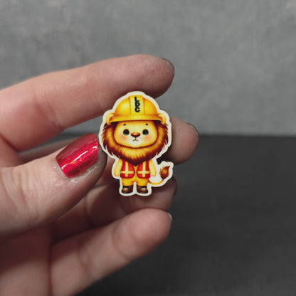 Lion Full Body - Construction Animals - LDC - JW Pin - Full Color