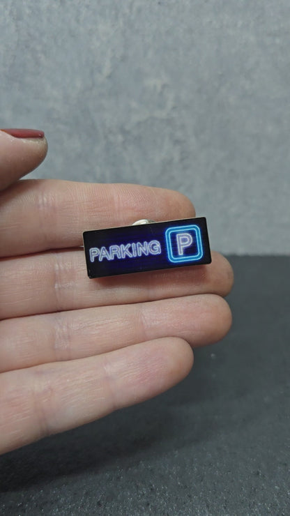 Neon - Parking - JW Department Pin