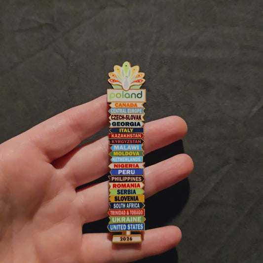 Poland Warsaw - Super Pin - 2026 International Convention of Jehovah's Witnesses - JW Gifts and Souvenirs