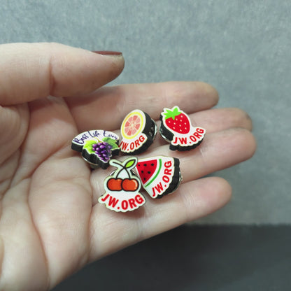 Fruit with JW.ORG (Variety Pack)- Qty 20 Mini Pin Pack