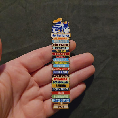 Netherlands Utrecht - Super Pin - Invited Branches - 2026 International Convention of Jehovah's Witnesses - JW Gifts and Souvenirs