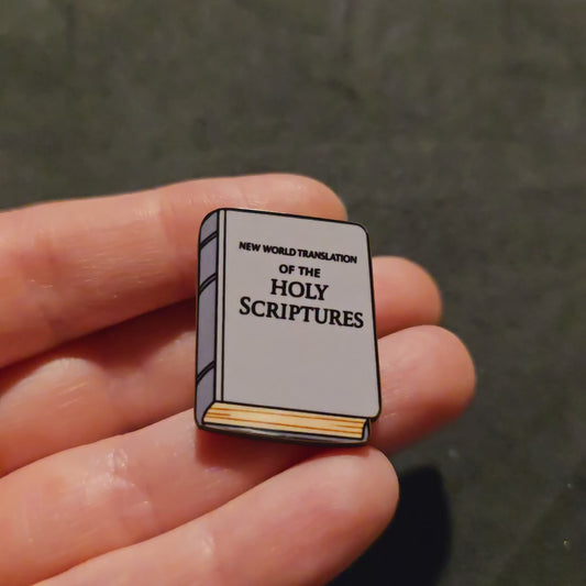 NWT Cartoon - Bible - JW Pin