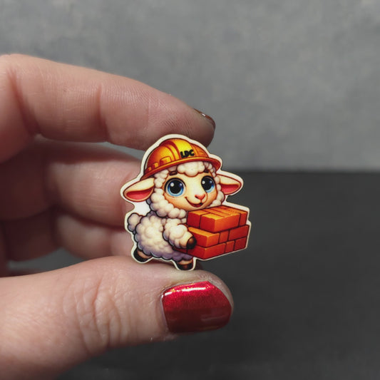 Sheep - Construction Animals - LDC - JW Pin - Full Color